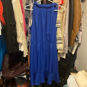 2 hearts- blue dress